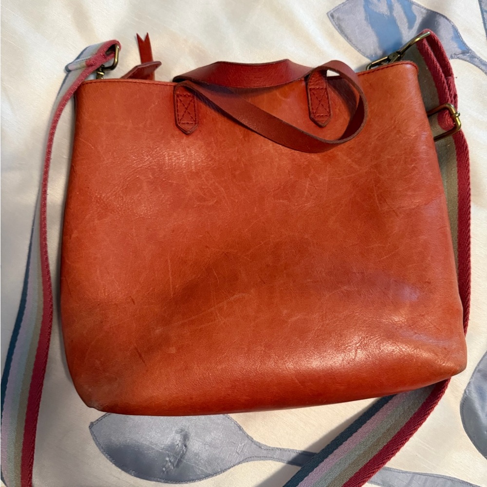 Madewell Orange Leather Women's Bag